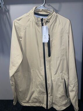 NWT | ADIDAS Men’s Golf Raincoat with Black Trim